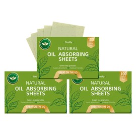 Erinde 300枚 あぶらとり紙 爽やかさを保ち 植物繊維フロック フェイスペーパー 緑茶 柔らかい 皮脂テカリ防止 油取り紙 瞬時に吸収し 破れにくい あぶらとりフィルム 肌にやさしい 脂取り紙 脂性肌 デリケート 男女兼用