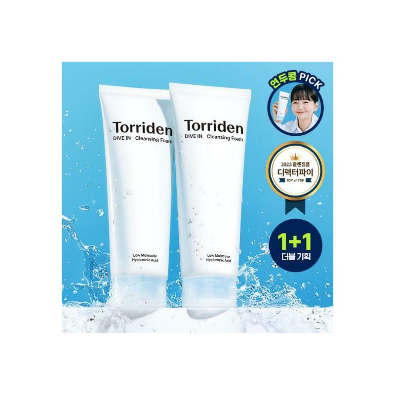 Torriden Dive In Low Molecular Hyaluronic Acid Cleansing Foam 150mL