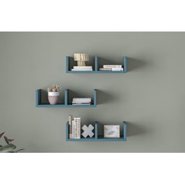 Ada Home Décor Waller Wall Shelf 6.3'' x 16.01'' x 7.87'' Turquoise &