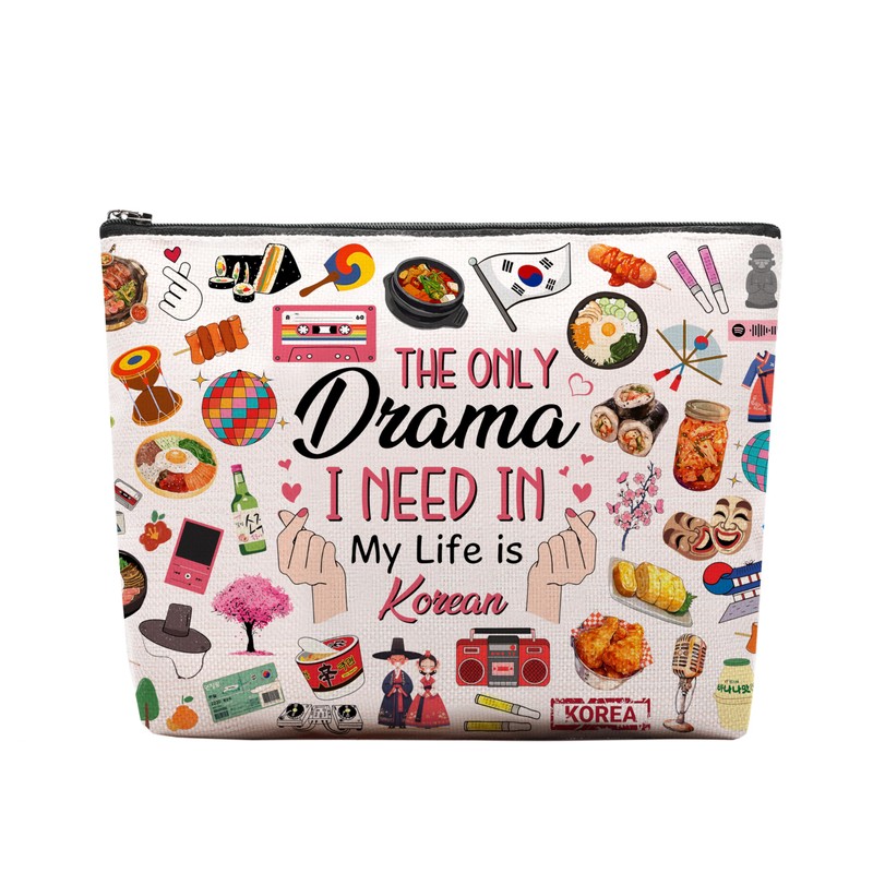 Bolsa de maquillaje de viaje, regalos de viaje para mujeres,