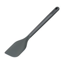 Zyliss E980222 Spatula Large, Sustainable Wheatstraw/Silicone, Spatula for Cooking and Mixing with Heat Resistant Silicone Head, Beluga Grey, 12.2" X 2.5", Dishwasher Safe, 5 Year Guarantee