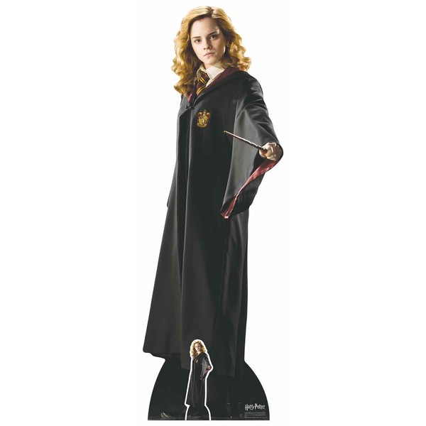 Star Cutouts Ltd Offizieller Pappaufsteller aus den Harry Potter Büchern, Pappe, Hermione Uniform, 163 x 55 x 163 cm
