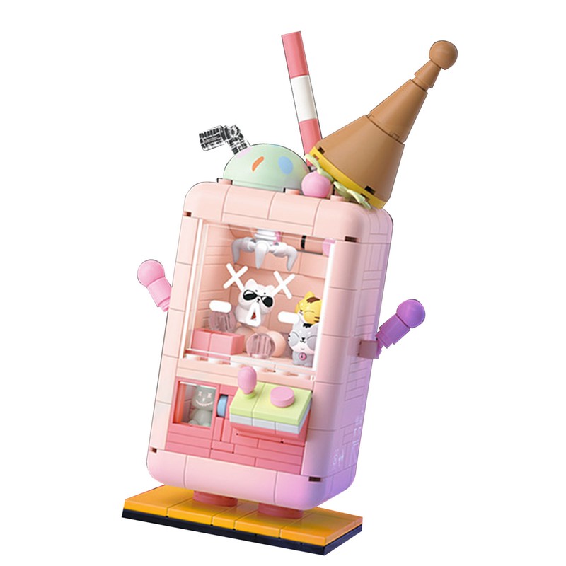 Doll Machine Mini Building Blocks Bricks Set Mini Claw Catch