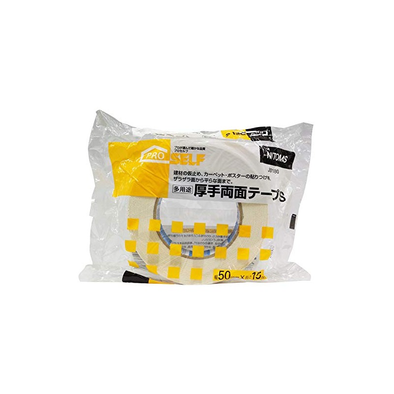 Nitoms J0180 Multi-Purpose Thick Double Sided Tape S 2.0 inches
