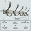 Dseap Coat Rack Wall Mount 2.0 Pro: Heavy Duty 300%