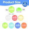 BCHKO Pack of 12 Reusable Water Bombs, Reusable Water Balloons,