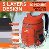 Backpack Cooler, 36 Cans Insulated Cooler Backpack Multifunctional Waterproof Leak