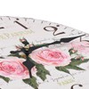 vidaXL Vintage Kitchen Wall Clock Flower 30cm Home Office Living