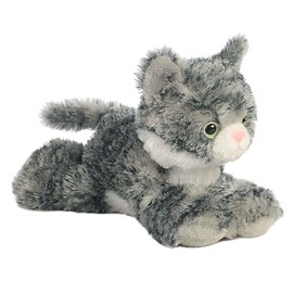 Aurora® Adorable Mini Flopsie™ Lily™ Stuffed Animal - Playful Ease - Timeless Companions - Gray 8 Inches
