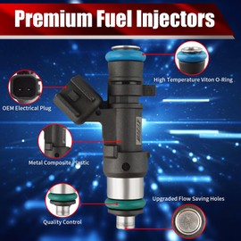 MACAX Set of 6 Fuel Injectors 0280158028 Replacement Compatible with Chrysler 300 2005-2010 Dodge Avanger Magnum 2.7L 3.5L V6 - Replaces 4591986AA FJ612 812-12138 62391 RL591986AA