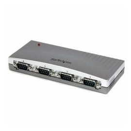 StarTech.com 4 Port USB to RS232 Serial DB9 Adapter Hub - 1 x 4-pin Type A Female USB 1.1 USB - ICUSB2324