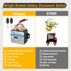 Nilight Remote Battery Disconnect Switch 12V 24V 360A Car Smart
