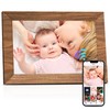 Uhale Digital Picture Frame 32GB Storage 10.1 Inch Wood WiFi