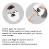 Electric Nail Clipper Safe Prevent Splatter File Function Small Automatic