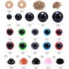 TZAONEN Plastic Safety Eyes and Noses with Washers 570 Pcs,