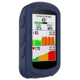 Case Shell Compatible with Garmin Edge 840/540, Discool Soft Anti Drop TPU Protective Replacement Case Cover Smartwatch Accessories (Blue)