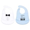 Little Treasure Unisex Baby Silicone Bibs, Tux, One Size