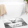Boziqr Get Naked Bath Mat, Funny Cow Soft Bathroom Rugs,