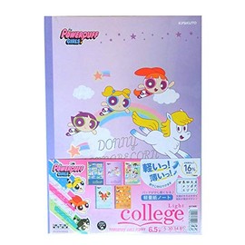 Powerpuff Girls B5 Notebook, 5 Bunch, Lightweight Paper Notebook