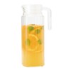 Bestco Glass Pitcher, 1.1L White ND-2356 Quadro Pitcher