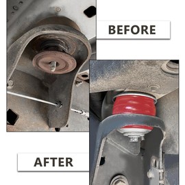 ALLGOOD Body Cab Mount Bushing Kit, Compatible with Ford F250 F350 2WD/4WD Super Duty 2008-2016 Red