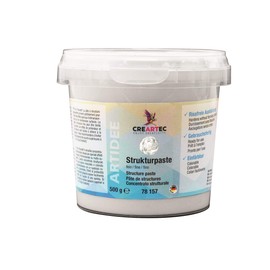 Creartec Extra Fine Structure Paste High-Quality Spatula Cream for Crafts 500 g Made in Germany