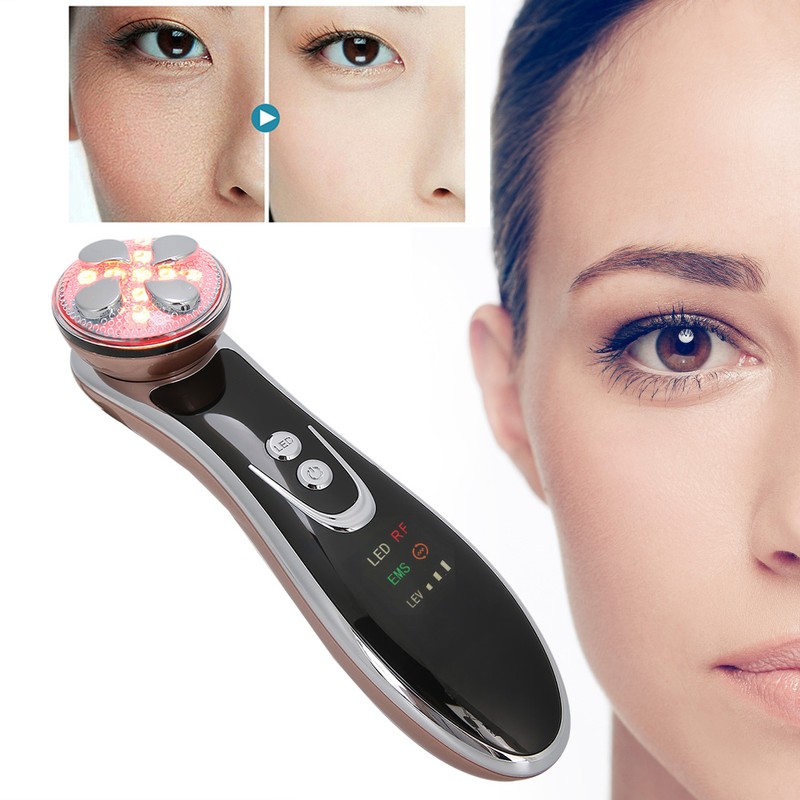 Household RF Skin Rejuvenation Instrument EMS Facial Machine Photon Therapy