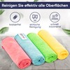 Okaei Microfibre Cloths Pack of 24, Cleaning Cloths, Tea Towels,