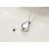 Teardrop Urn Necklace, Stainless Steel Ashes Pendant Funeral Loved Ones