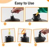 SNOGSWOG 6 Pack Metal Table Top Torches, 22oz Citronella Torches