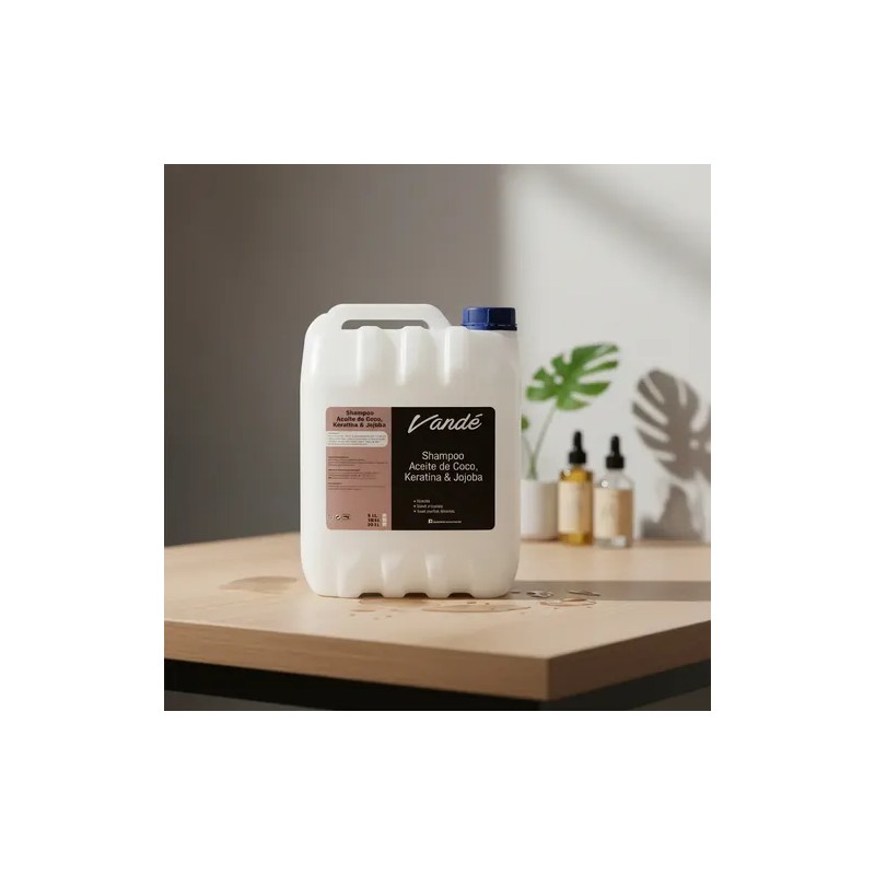 Shampoo Vandé Hidratación Coco Y Keratina 20 Lts