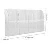 TV Remote Control Holder Wall Mount Acrylic Clear Media Organizer