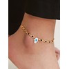 MINUTIAE Stylish Evil Eye Hamsa Hand Shape Anklet Painjan Payal