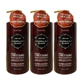 Elastin 엘라스틴 카멜리아블랙 트리트먼트 1L 3개 Elastin Camellia Black Treatment 1L 3pcs
