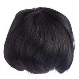 Antina's Set of 4 Antina's Black Pageboy with Bangs 16" Doll Wigs