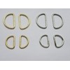 Bonnin 6Pcs Quality Metal D Rings Fasteners Buckles for Webbing