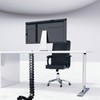 XTDMJ Cuba Slim Cable Management for Height-Adjustable Cable Management for