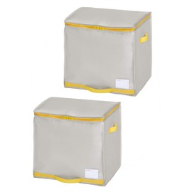 Towa Sangyo Futon Storage, Gray, Compact, Excellent Storage, Alpha, Down Comforter, For Shelves, Set of 2