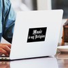 CafePress Music is My Religion Rectangle Sticker Rectangle Bumper Sticker