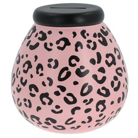 Pot Of Dreams Ceramic Money Pot Smash Money Box Savings Jar - Leopard Print