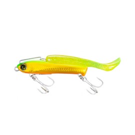 Shimano XG-X28U Salt Plug Lure, Hot Sand, Metal Drive, SR, 1.0 oz (28 g), Kyourin Flounder G 002 Flounder, Surf, Saltwater, Surf Worm Rig