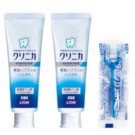 Clinica Advantage Gel Toothpaste, For Electric Toothbrushes, Set of 2 + Floss