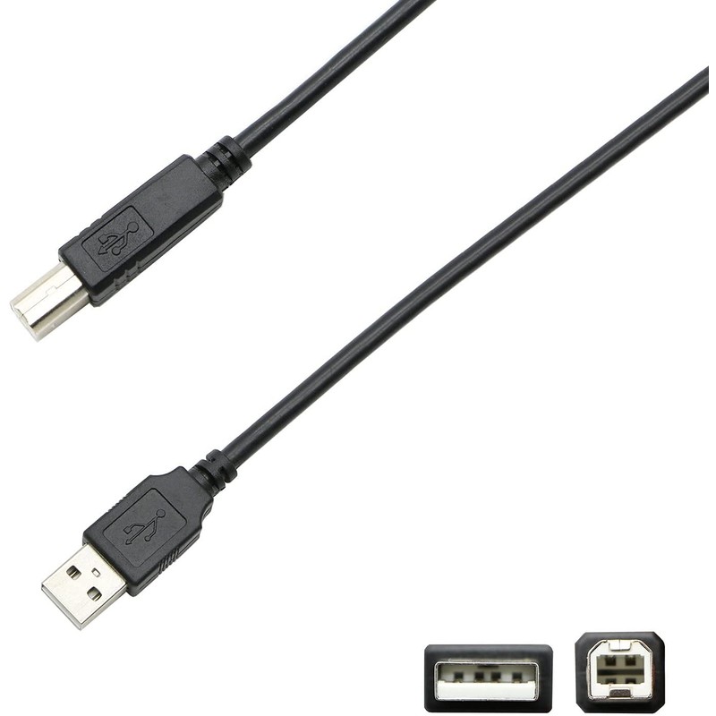 Storel Printer USB Cable to Computer Compatible with Epson Workforce