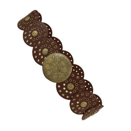 SHERCHPRY Cinturón Antiguo Cinturón De Cintura Cosplay Cinturón De Vestir Para La Playa Cinturón De Disco Hueco Joyería Del Cuerpo Para Las Mujeres Perder Accesorios Personalidad Metal