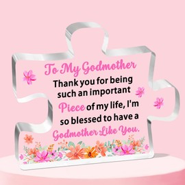 FMCC Godmother Gifts Godmother Birthday Gifts Acrylic Plaque Gifts for Godmother godmother Mothers Day Christmas