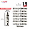 15 x Fuses 10A, 10 Amp Fuses UK 240V/250V pack