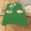 RCFFDL Green Plastic Tablecloth (2 Pack), 54 x 108 inch