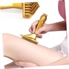 minkissy Family-friendly Massage Brush Set Pcs Golden Pvc Combs for
