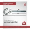 DOJA Industrial Thread Screw Hook, M8 x 60, Pack of