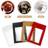 Full Window Envelopes [8 Pack] Envelopes Kraft Paper Square Envelopes
